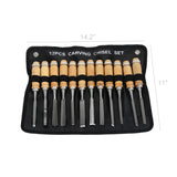Wood Carving Chisel Set Professional Wood Carving Tools pcs Carrying Case