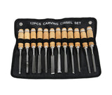 Wood Carving Chisel Set Professional Wood Carving Tools pcs Carrying Case