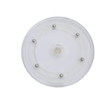 6 Clear Plastic Spinner Lazy Susan Turntable Organizer Spice Rack Table Cake