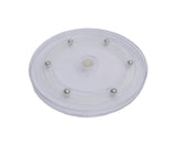 6 Clear Plastic Spinner Lazy Susan Turntable Organizer Spice Rack Table Cake