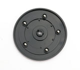 4 Black Plastic Spinner Lazy Susan Turntable Organizer Spice Rack Table Cake