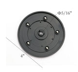 4 Black Plastic Spinner Lazy Susan Turntable Organizer Spice Rack Table Cake