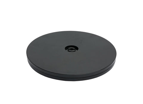 4 Black Plastic Spinner Lazy Susan Turntable Organizer Spice Rack Table Cake