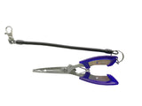 H1 Fishing Pliers Stainless Steel Tools with Sheath Lanyard 6.3in