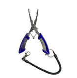 H1 Fishing Pliers Stainless Steel Tools with Sheath Lanyard 6.3in