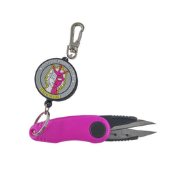 Fishing Line Cutter 16 Retractable Tether High carbon Steel Blades Cut Braid