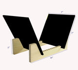 Vinyl Record Storage 25 Album Display Holder LP Organizer Tabletop LP Stand