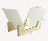 Vinyl Record Storage 25 Album Display Holder LP Organizer Tabletop LP Stand