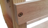 Record Storage Crate Vinyl Holder Record Organizer Raw Finish 13.75W X 12H X18D
