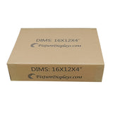 20PK 16X12X4" Shipping Box Cardboard Singlewall BF150 Mail Packaging E-Commerce 16X12X4-20PK