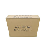 20PK 16X12X4" Shipping Box Cardboard Singlewall BF150 Mail Packaging E-Commerce 16X12X4-20PK