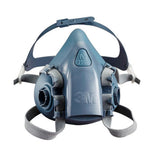 PROFESSIONAL HALF MASK SILICONE FACEPIECE RESPIRATOR NO CARTRIDGES OR PREFILTERS