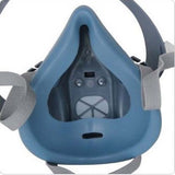 PROFESSIONAL HALF MASK SILICONE FACEPIECE RESPIRATOR NO CARTRIDGES OR PREFILTERS