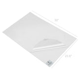 FixtureDisplays 24 X 30 DIRT CATCHER SUPER STICKY MAT CLEAR 15 SHEET REFILL PAD 17104