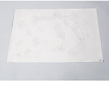 FixtureDisplays 24 X 30 DIRT CATCHER SUPER STICKY MAT CLEAR 15 SHEET REFILL PAD 17104