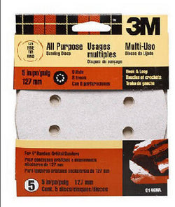 3M 09146 5 120 GRIT 8 HOLE DUST FREE QUICK CHANGE DISC FINE 5PK 17238