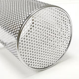 Kitchen 201 Stainless Steel Noodle Strainer, with Wooden Handle, 5X5.6X15" 18017-NEW VERSION