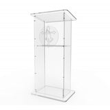 Clear Acrylic Lucite Podium Pulpit Lectern 45 Tall
