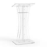 Plexiglass Acrylic Podium Clear Lectern Church Pulpit 1803 311 NEW