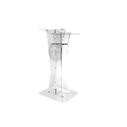 Plexiglass Acrylic Podium Clear Lectern Church Pulpit With Pray Hand decor