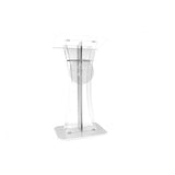Plexiglass Acrylic Podium Clear Lectern Church Pulpit With Pray Hand decor