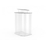 Acrylic Podium Wood Pulpit Large Lecterm for Church School Conference Plexiglass 1803-4