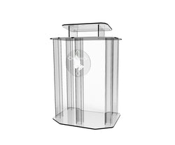 Large Acrylic Podium Deluxe Plexiglass Pulpit Clear Pulpit 1803 4+12152