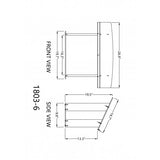 Podium, Tablemount  Clear Ghost Acrylic 27x 13.7 x 19.5 1803-6 Ship Assembled