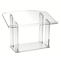 Podium,Tablemount Clear Ghost Acrylic 27"x 13.7" x 19.5" 1803-6 Easy Assembly Required 1803-6