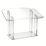 Podium,Tablemount Clear Ghost Acrylic 27"x 13.7" x 19.5" 1803-6 Easy Assembly Required 1803-6