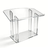 Podium,Tablemount Clear Ghost Acrylic 27"x 13.7" x 19.5" 1803-6 Easy Assembly Required 1803-6