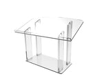 Acrylic Tabletop Lectern, Clear Podium, Church Pulpit 119787