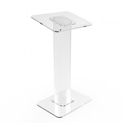 Clear Church Pulpit Event Lectern Plexiglass Acrylic Debate Podium School