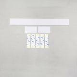 8.3 X 15.9" White Acrylic Cross 3 Piece Constructions Doublesided Tape Christian 1803 Cross