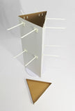 Corrugated Cardboard Socks Display Rotating Peg Hook Display Coutertop Display 18102