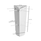 Corrugated Cardboard Socks Display Rotating Peg Hook Display Coutertop Display 18102