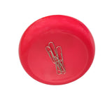 Magnetic Pincushion Pin Caddy Paper Clip Holder For Push Pins Sewing Needles Red