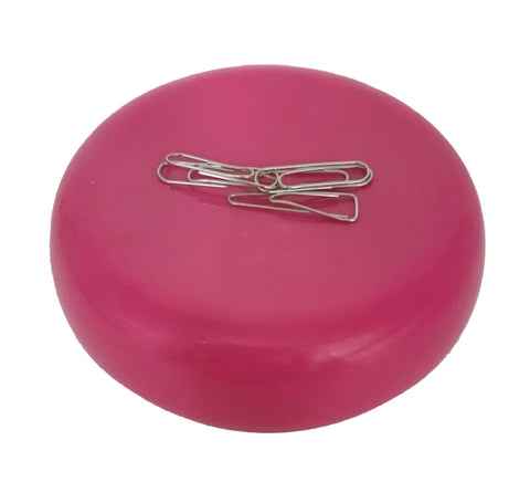 FixtureDisplays 4.3dia. x 1.25h Rose Red Magnetic Pincushion 18111 ROSE RED