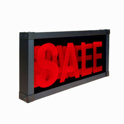 LED SALE Sign Animated Neon Light Tunnel Lamp Infinity Light Mirror Light Frame