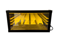 LED PIZZA Sign Animated Neon Light Tunnel Lamp Infinity Mirror Light Frame