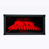 LED Merry Christmas Sign Animated Neon Light Tunnel Lamp Infinity Mirror Frame