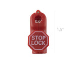 50PK Retail Security Display Hook Anti Theft Security Hook Lock STOP LOCK 6mm