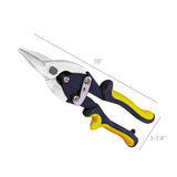 Straight Cutting Pliers Tin Snip for Sheet Metal Cutting Pliers Snip, Serrated edge 18140