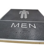 Men's Restroom Sign Mens Toilet Sign Male Bathroom Sign Public Restroom Sign