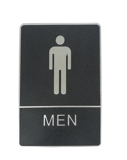 Men's Restroom Sign Mens Toilet Sign Male Bathroom Sign Public Restroom Sign