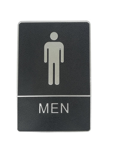 Men's Restroom Sign Mens Toilet Sign Male Bathroom Sign Public Restroom Sign