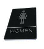 FixtureDisplays 5.51 L x 7.87 W  Men's Restroom Signs 18141 WOMEN