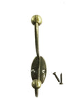 Antique Finish Dual Coat Hook Hat Hook Wall Mounted Hook Double Coat Hanger