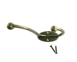 Antique Finish Dual Coat Hook Hat Hook Wall Mounted Hook Double Coat Hanger