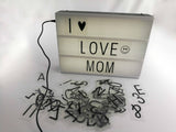12x8.6 Free Combination Cinematic Light Box LED 90 Letters Message Sign Display
